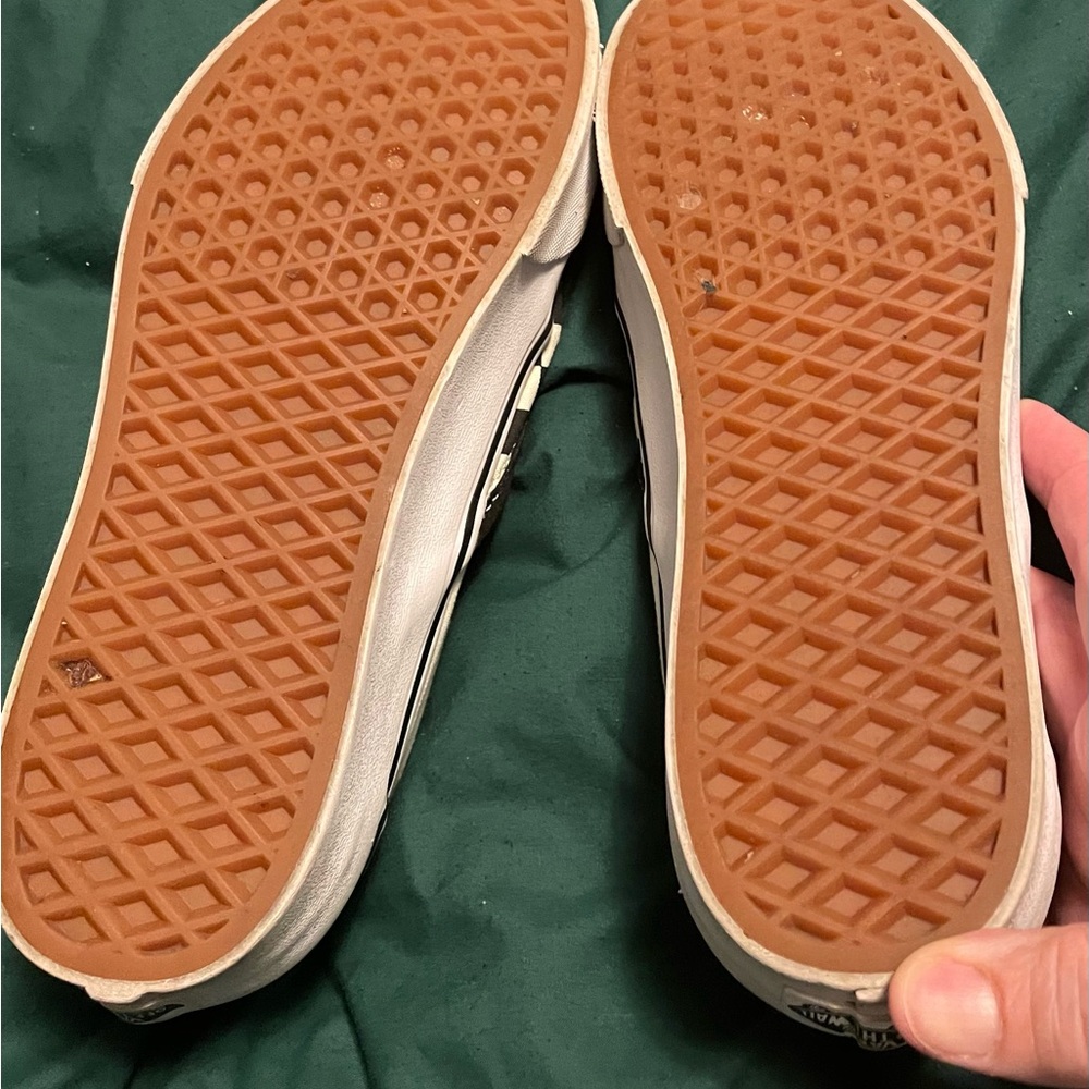 Vans Slip-On Checkerboard Sneakers - Black & White - Picture 4 of 8